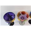 Image 4 : (4) Hand Painted Mexican Margarita Goblets