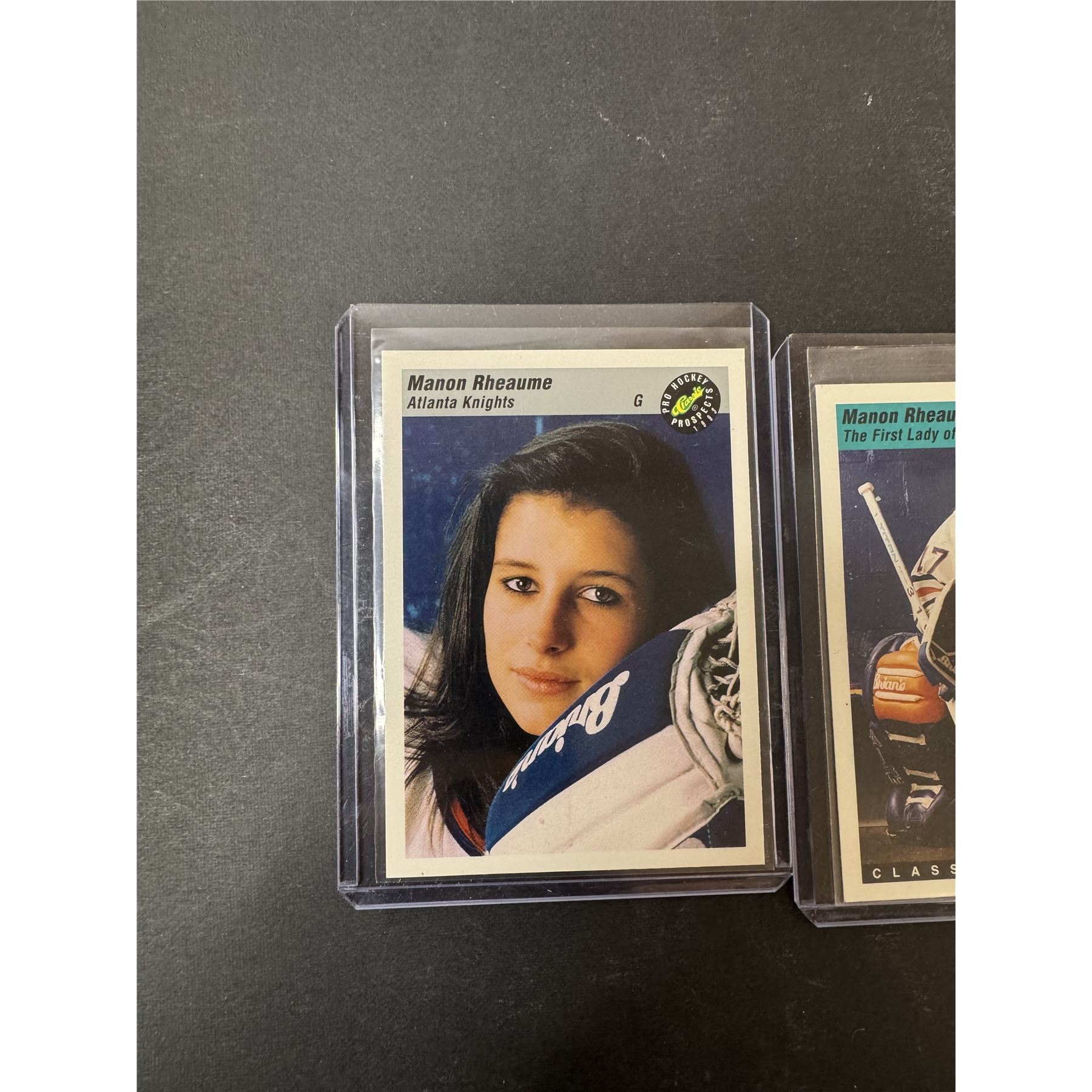 Manon Rheaume Model (2) Manon Rhéaume Hockey Trading Cards 1993 Classic Games Edition ...