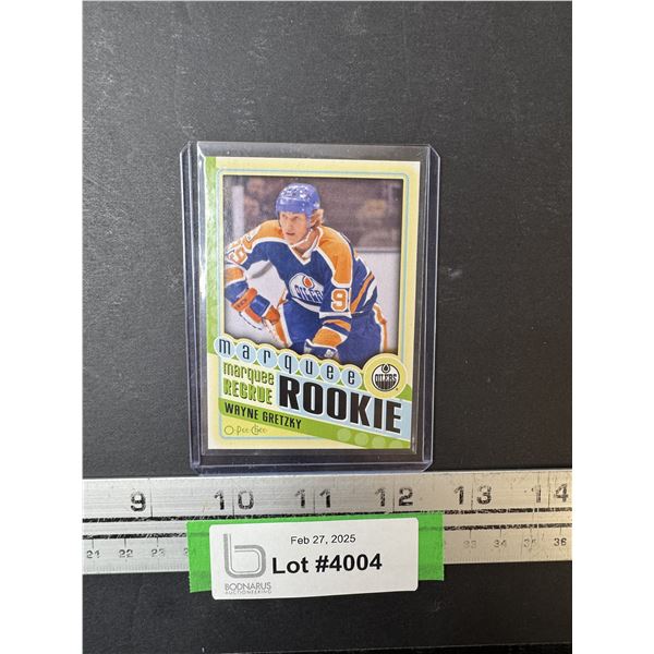 Wayne Gretzky Marquee Rookie Hockey Card OPC 2012