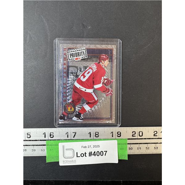 Steve Yzerman Don Russ 1998 Hockey Trading Card