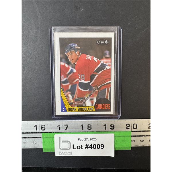 Brian Skrudland 1986-87 OPC Hockey Trading Card