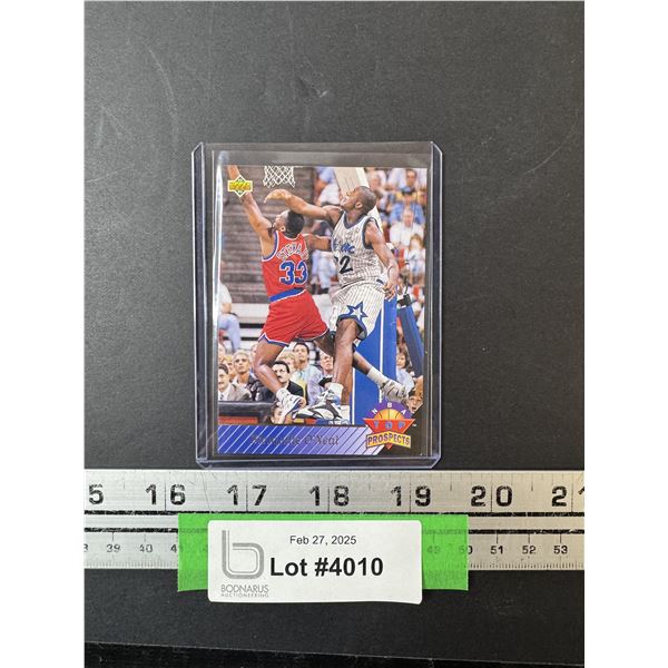Shaquille O’Neal NBA Trading Card Upper Deck 1993