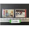 Image 1 : (2) Gordie Howe Hockey Trading Cards - Various Years