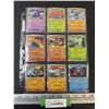 Image 1 : (9) Pokémon Holographic Trading Cards in Sleeve - Cannot Authenticate