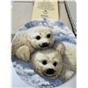 Image 2 : (2) Collector Plates: "Baby Seals" by Royal Grafton & Snow Leopards "Fleeting Encounter"