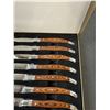 Image 3 : Laguiole Steak Knife Set in Box (Eight Knives)