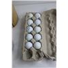 Image 5 : Peeling Stick Membrane, Golf Balls. Plastic Funnel and Milk Crate