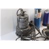 Image 8 : Mastercraft Submersible Utility Pump, Hummingbird Radio, Small Air Compressor - As Is and Propane Ta