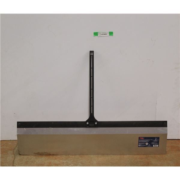 *36 Aluminum Bent Spray Shield with 18'' Handle