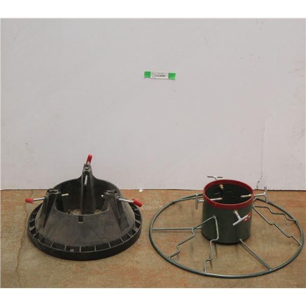 (2) Christmas Tree Stands 21''