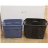 Image 1 : *(2) Plastic Tubs 25'' x 17'' x 16''