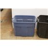 Image 3 : *(2) Plastic Tubs 25'' x 17'' x 16''