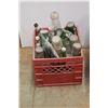 Image 7 : *Plastic Tub 16'' x 17'' x 23'', Milk Crate and Vintage Pop Bottles