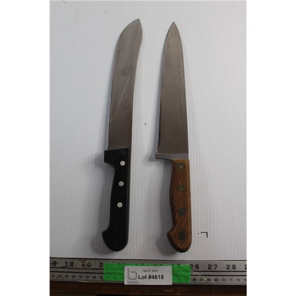 Sabinox Made in France 10'' Fixed Blade Knife and Alfred Zanger 10'' Fixed Blade Knife