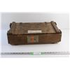 Image 1 : Wooden German Ammo Box 20 1/2'' x 5'' x 11''