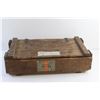 Image 2 : Wooden German Ammo Box 20 1/2'' x 5'' x 11''