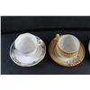 Image 4 : (4) Porcelain Tea Cup & Saucer Sets: Royal Albert & Foley