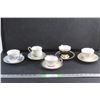 Image 1 : (5) Porcelain Tea Cup & Saucer Sets: Sutherland, Royal Vale