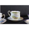 Image 3 : (5) Porcelain Tea Cup & Saucer Sets: Sutherland, Royal Vale