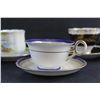 Image 4 : (5) Porcelain Tea Cup & Saucer Sets: Sutherland, Royal Vale