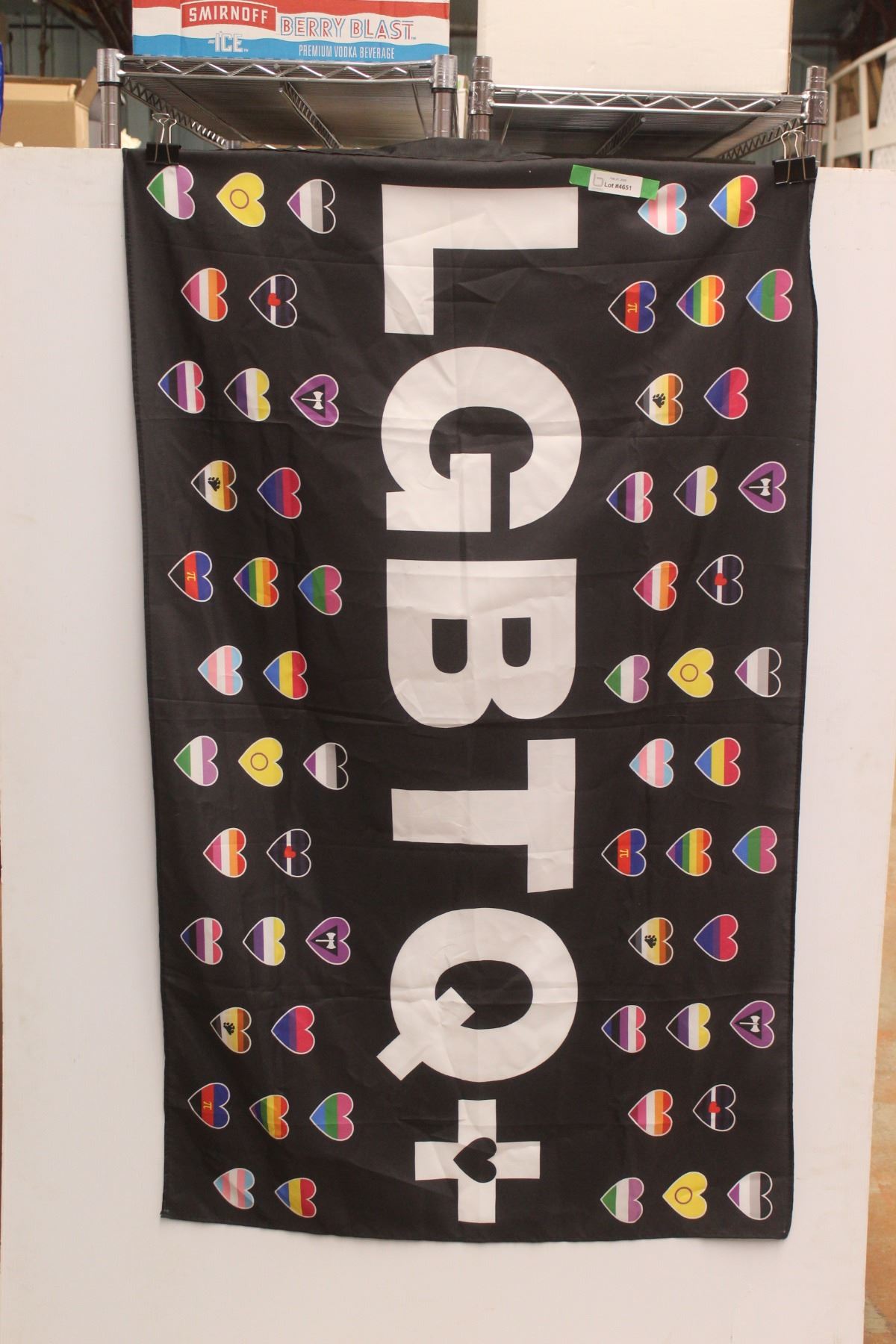 LGBTQ+ Flag 58'' x 35'' - Bodnarus Auctioneering
