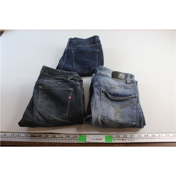 (3) Denim Jeans - Size 25/31