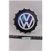 Image 1 : Volkswagen Bottle Cap Metal Wall Art 8.5"Dia x 1" Thick