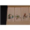 Image 2 : (6) Vintage Bird Themed Cloth Napkins Set in Box