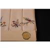 Image 4 : (6) Vintage Bird Themed Cloth Napkins Set in Box
