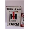 Image 3 : (2) Metal Signs: International Harvester & Security - 8" x 12"