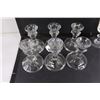 Image 7 : Set of 6 Glass Candle Holders, (3) Asian Style Soup Bowls & Utensils, Trinket Dishes, Crystal Wine G