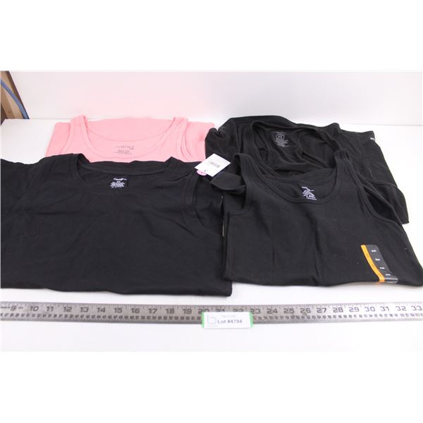 (4) Athletic Tops - Medium & XS Sizes (myStyle, George) All Appear Unused