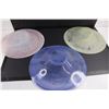 Image 2 : (3) Art Deco Glass Presentation Bowls 13.5" Dia