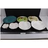 Image 1 : Assorted Ceramic Dishes (Set of 4 Nesting Segmented Servers, Royal Norfolk, Wedgewood) Largest 10.5"