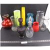 Image 1 : Assorted Vases & Decanters - Tallest 12.25", Widest 7.5"