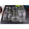 Image 3 : Assorted Vases & Decanters - Tallest 12.25", Widest 7.5"