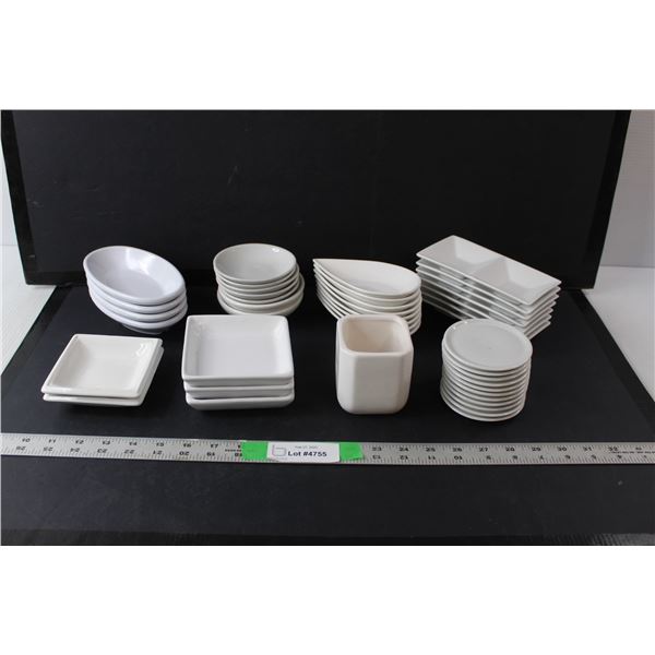 (43) Piece Miniature Ceramic Dish Set- Varying Brands