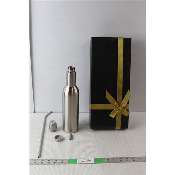 Stainless Steel Wine Tumbler 13.25" Tall