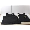 Image 2 : (4) Men's & Women's Black Tank Tops- George, Mountain Ridge-L