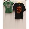 Image 1 : Kids' Saskatchewan Roughriders T Shirt - Size S and Harley Davidson T Shirt - Size 2XL