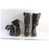 Image 1 : (2) Pairs of Faux Leather High Ladies Boots - Size 8B