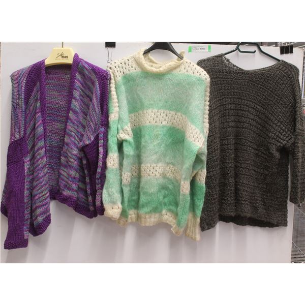 (2) Knit Sweater and Cardigan - Size M