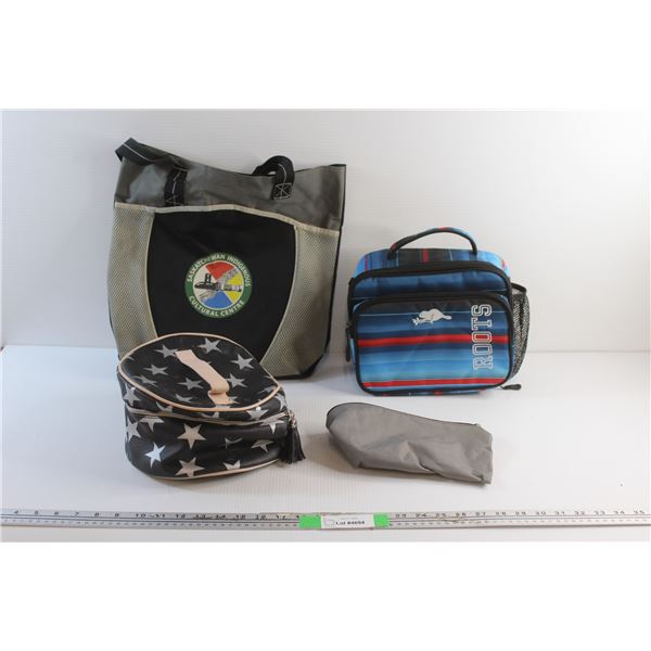 Saskatchewan Indigenous Tote Bag, Roots Cooler Bag, Make Up Bag and Pencil Case