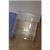 Image 5 : (3) Plastic Containers with Lids and Ballot Box