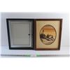 Image 1 : Photo Frame 15'' x 12'' and Framed Lighthouse View Art Painting 15'' x 12''