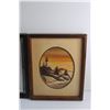 Image 3 : Photo Frame 15'' x 12'' and Framed Lighthouse View Art Painting 15'' x 12''