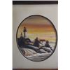 Image 4 : Photo Frame 15'' x 12'' and Framed Lighthouse View Art Painting 15'' x 12''