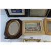 Image 3 : (6) Photo Frames - Size from 5 1/2'' x 3 1/2'' to 8'' x 10'', (2) Framed French Renaissance Art Prin