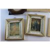 Image 6 : (6) Photo Frames - Size from 5 1/2'' x 3 1/2'' to 8'' x 10'', (2) Framed French Renaissance Art Prin