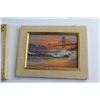 Image 7 : (6) Photo Frames - Size from 5 1/2'' x 3 1/2'' to 8'' x 10'', (2) Framed French Renaissance Art Prin